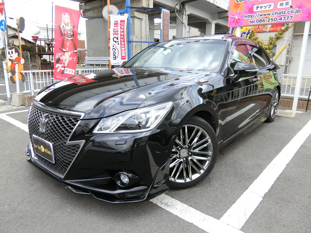 中古車 トヨタ クラウンアスリート 3 5 G Opエアロパーツ Opモデリスタ足廻り の中古車詳細 106 000km ブラック 岡山県 217万円 中古車情報 中古車検索なら 車選びドットコム 車選び Com