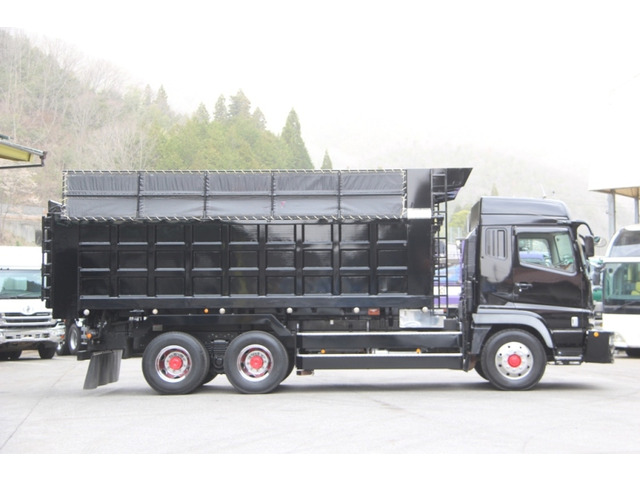 中古車 三菱ふそう スーパーグレート ハイルーフ 22t深ダンプ の中古車詳細 9 000km ブラック 岡山県 価格応談 中古車 情報 中古車検索なら 車選びドットコム 車選び Com