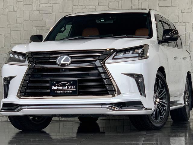 中古車 レクサス Lx570 ブラック シークエンス 4wd 特別仕様車 モデリスタエアロ Rエンター の中古車詳細 48 000km パールホワイト 大阪府 1 028万円 中古車情報 中古車検索なら 車選びドットコム 車選び Com