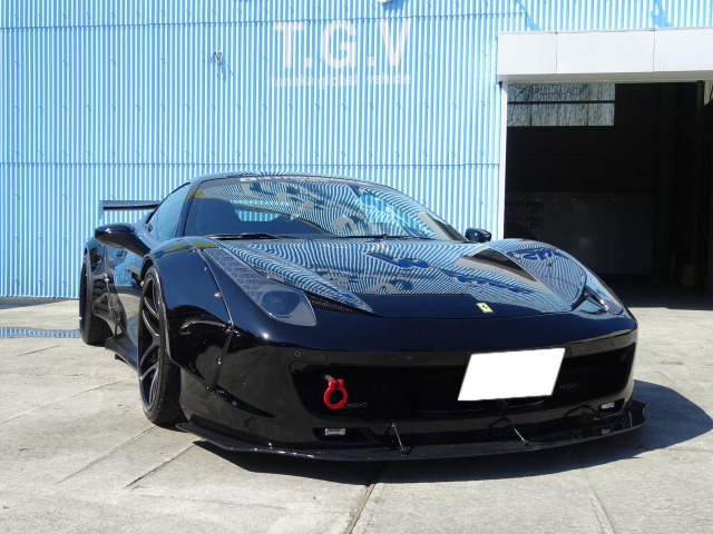 中古車 フェラーリ 458イタリア F1 Dct Lb Works 458フルコンプリート の中古車詳細 37 000km ブラック 神奈川県 2 475万円 中古車情報 中古車検索なら 車選びドットコム 車選び Com
