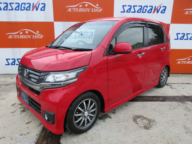 中古車 ホンダ N Wgnカスタム G ターボパッケージ ワンオーナー ブリッツ車高調 Sキー の中古車詳細 112 458km レッド 埼玉県 38万円 中古車情報 中古車検索なら 車選びドットコム 車選び Com