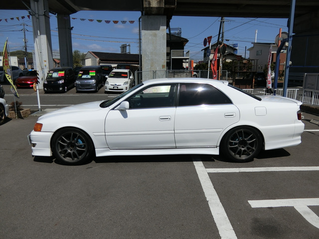 中古車 トヨタ チェイサー 2 5 ツアラーv 5mt載替公認済 1jzターボ の中古車詳細 150 000km ホワイト 岡山県 233万円 中古車情報 中古車検索なら 車選びドットコム 車選び Com