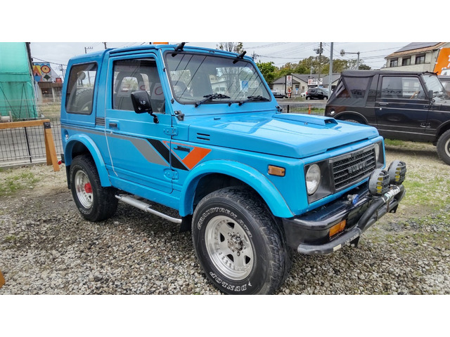 中古車 スズキ ジムニー フルメタルドア Cc 4wd カスタムされたオフロード仕様 の中古車詳細 ブルー 埼玉県 74万円 中古車 情報 中古車検索なら 車選びドットコム 車選び Com