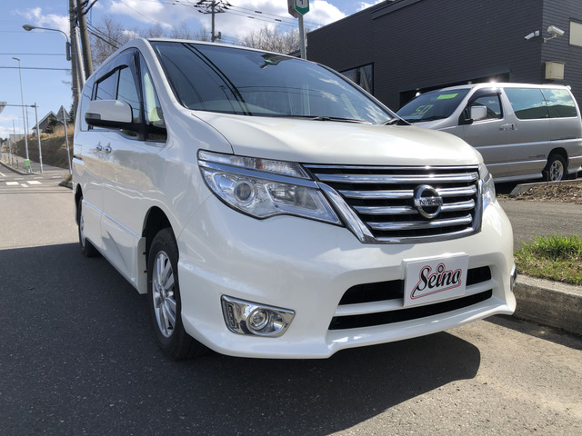 中古車 日産 セレナ 2 0 ハイウェイスター Vセレクション Safety 4wd の中古車詳細 127 000km パールホワイト 北海道 95万円 中古車情報 中古車検索なら 車選びドットコム 車選び Com