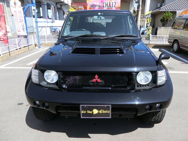 中古車 三菱 パジェロ 3 5 エボリューション 4wd 黒全塗装 純正エアロ の中古車詳細 104 000km ブラック 岡山県 259万円 中古車情報 中古車検索なら 車選びドットコム 車選び Com