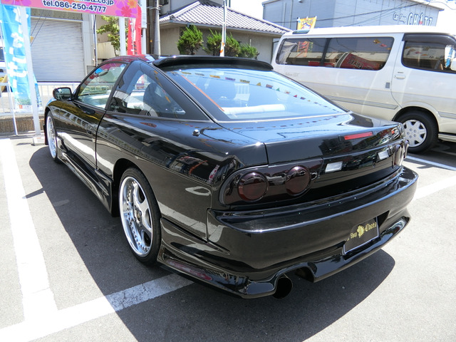 中古車 日産 180sx 2 0 タイプs 黒全塗装 5mt 外品フルエアロ の中古車詳細 133 000km ブラック 岡山県 198万円 中古車情報 中古車検索なら 車選びドットコム 車選び Com