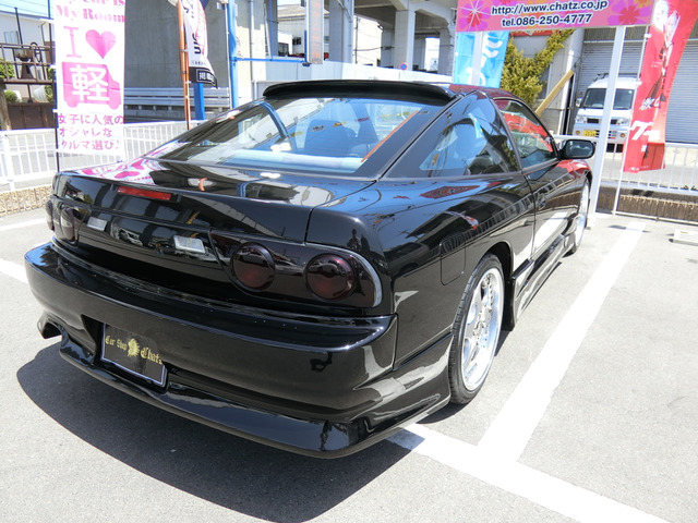 中古車 日産 180sx 2 0 タイプs 黒全塗装 5mt 外品フルエアロ の中古車詳細 133 000km ブラック 岡山県 1万円 中古車情報 中古車検索なら 車選びドットコム 車選び Com