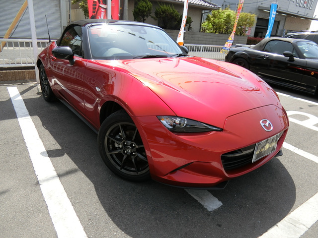 中古車 マツダ ロードスター 1 5 S 1オーナー 6mtオープン 純正16aw の中古車詳細 10 000km レッド 岡山県 Sold Out 中古車情報 中古車検索なら 車選びドットコム 車選び Com