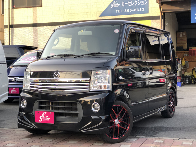 中古車 マツダ スクラムワゴン Pzターボ 2年保証 ナビ Tv Etc エアロ の中古車詳細 74 190km ブラック 福岡県 75 8万円 中古車情報 中古車検索なら 車選びドットコム 車選び Com