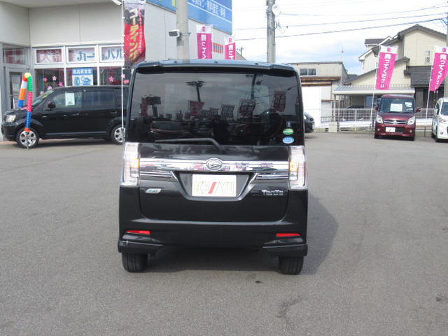 中古車 ダイハツ タントカスタム Rs Sa ターボ 8型bt対応sdナビ 革調カバー の中古車詳細 42 467km ブラックマイカメタリック 石川県 103 9万円 中古車情報 中古車検索なら 車選びドットコム 車選び Com