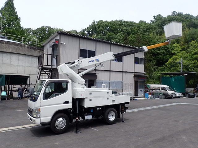 中古車 三菱ふそう キャンター 高所作業車 H16 Sh106 10 6m ワンピン の中古車詳細 163 752km ホワイト 大阪府 234 3万円 中古車情報 中古車検索なら 車選びドットコム 車選び Com