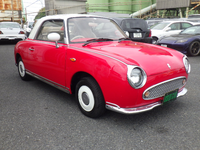 中古車情報 日産 フィガロ 1 0 修復歴有り の中古車詳細 走行距離 15 2万km カラー 赤 販売地域 福岡県福岡市東区 中古車 を探すなら Carme カーミー 中古車
