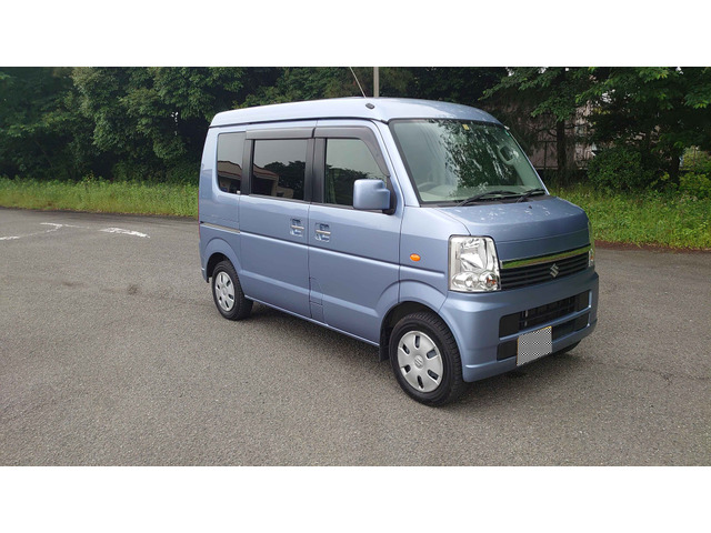 中古車 スズキ エブリイワゴン Jpターボ の中古車詳細 100km ブルー 神奈川県 50万円 中古車情報 中古車検索なら 車 選びドットコム 車選び Com