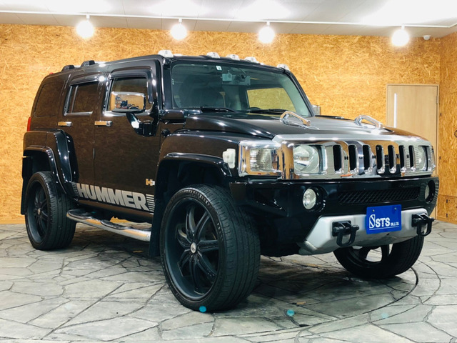 中古車 ハマー H3 3 7 4wd 社外ナビ 社外aw 本革シート の中古車詳細 74 932km ブラック 埼玉県 234 8万円 中古車情報 中古車検索なら 車選びドットコム 車選び Com