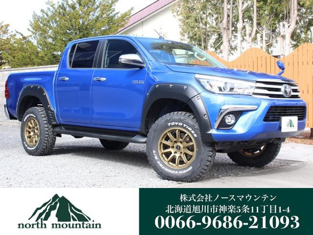 中古車 トヨタ ハイラックス 2 4 Z ディーゼル 4wd 公認リフトアップtrd Jaosカスタム の中古車詳細 25 000km 青 北海道 398万円 中古車情報 中古車検索なら 車選びドットコム 車選び Com