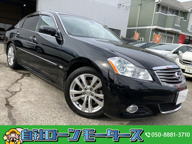 中古車 日産 フーガ 3 5 350gt 自社ローン全国対応 サンルーフ の中古車詳細 65 701km ブラック 滋賀県 64万円 中古 車情報 中古車検索なら 車選びドットコム 車選び Com