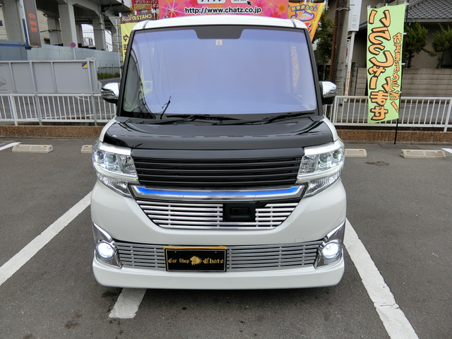 中古車 ダイハツ タントカスタム X トップエディション Sa Alureフルエアロ グリル の中古車詳細 30 000km パールホワイト 岡山県 123万円 中古車情報 中古車検索なら 車選びドットコム 車選び Com