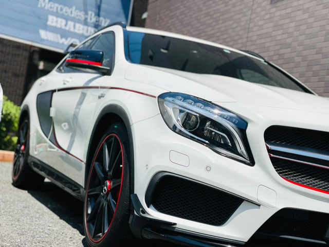 中古車 メルセデス ベンツ Amg Gla45 4マチック エディション I 4wd エディション1 の中古車詳細 66 000km ホワイト 大阪府 328万円 中古車情報 中古車検索なら 車選びドットコム 車選び Com