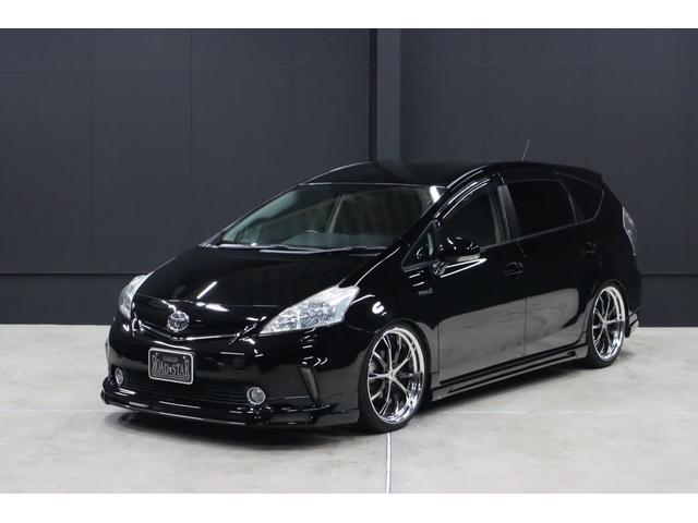 中古車 トヨタ プリウスa 1 8 G アドミレーションエアロ イデアル車高調 の中古車詳細 93 000km ブラック 福岡県 148万円 中古車情報 中古車検索なら 車選びドットコム 車選び Com