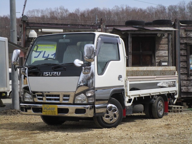 中古車 いすゞ エルフ フラットロー ディーゼル パワーゲート オートマ 1 5トン の中古車詳細 153 000km 白 北海道 118万円 中古車情報 中古車検索なら 車選びドットコム 車選び Com