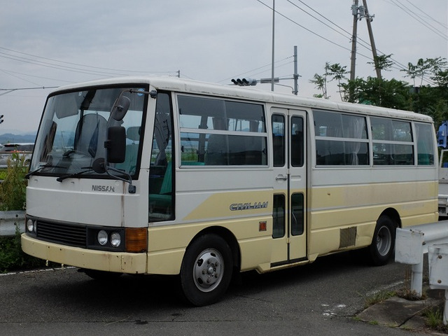 中古車 日産 シビリアン マイクロバス キャンピングカー登録6人乗 の 