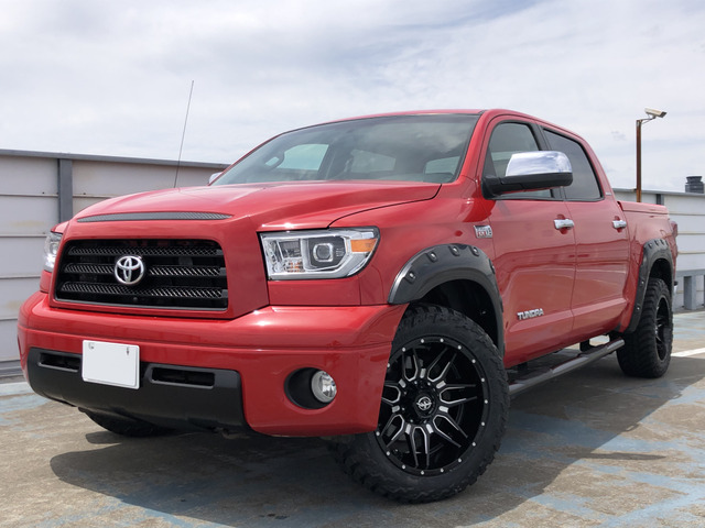 中古車 米国トヨタ タンドラ クルーマックス リミテッド 5 7 V8 マイル表示 の中古車詳細 レッド 大阪府 398万円 中古車情報 中古車検索なら 車選びドットコム 車選び Com