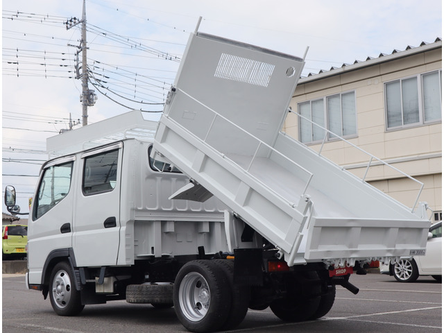 中古車 三菱ふそう キャンター 3 0 ダブルキャブ ダンプ 全低床 Sa ディーゼル 4ナンバー リアヒーター コボレーン の中古車詳細 228 000km ホワイトf125 茨城県 137 5万円 中古車情報 中古車検索なら 車選びドットコム 車選び Com