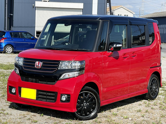 中古車 ホンダ N Boxカスタム G ターボ Aパッケージ 2トーンカラースタイル 特別仕様車 ナビ Etc付きです の中古車詳細 148 300km 赤黒ツートン 愛知県 52 8万円 中古車情報 中古車検索なら 車選びドットコム 車選び Com