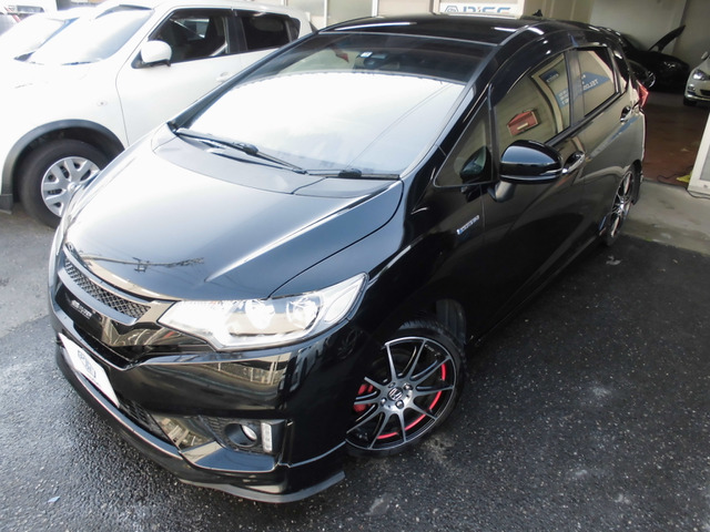中古車 ホンダ フィット 1 5 ハイブリッド Sパッケージ 純正ナビtv 無限エアロ 車高調 検2年 の中古車詳細 63 053km ブラック 愛知県 8万円 中古車情報 中古車検索なら 車選びドットコム 車選び Com