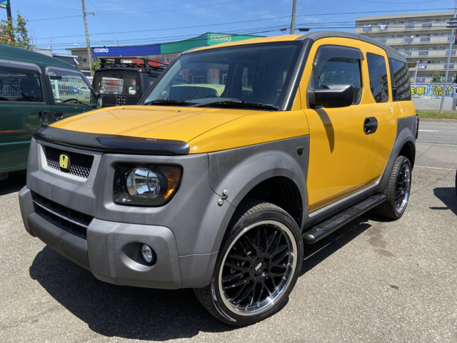 中古車 ホンダ エレメント 2 4 4wd リフトアップ Etc の中古車詳細 158 000km イエロー 北海道 万円 中古車情報 中古車検索なら 車選びドットコム 車選び Com