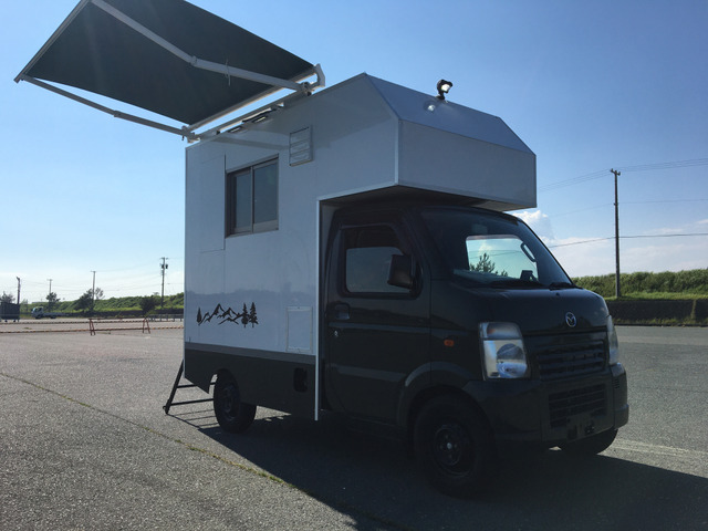 中古車 マツダ スクラムトラック Kc エアコン パワステ At キャンピングカー 移動オフィス の中古車詳細 75 500km グリーン 静岡県 0万円 中古車情報 中古車検索なら 車選びドットコム 車選び Com