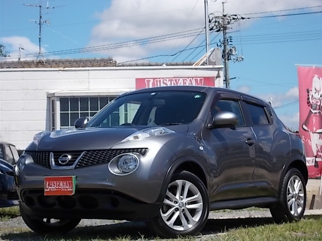 中古車 日産 ジューク 1 6 16gt Four 4wd ワンオーナー禁煙車ターボナビbカメラ の中古車詳細 109 000km グレー 岡山県 57 9万円 中古車情報 中古車検索なら 車選びドットコム 車選び Com
