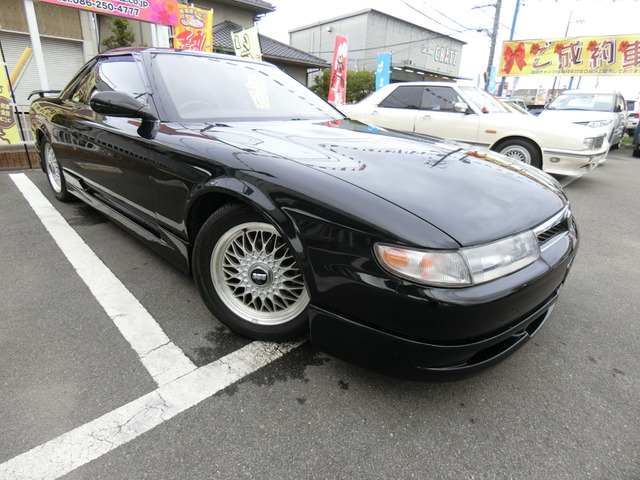 中古車 ユーノス ユーノスコスモ 13bロータリーターボ タイプsx 1オーナー 後期モデル ターボ エアロ の中古車詳細 57 000km ブラック 岡山県 242万円 中古車情報 中古車検索なら 車選びドットコム 車選び Com