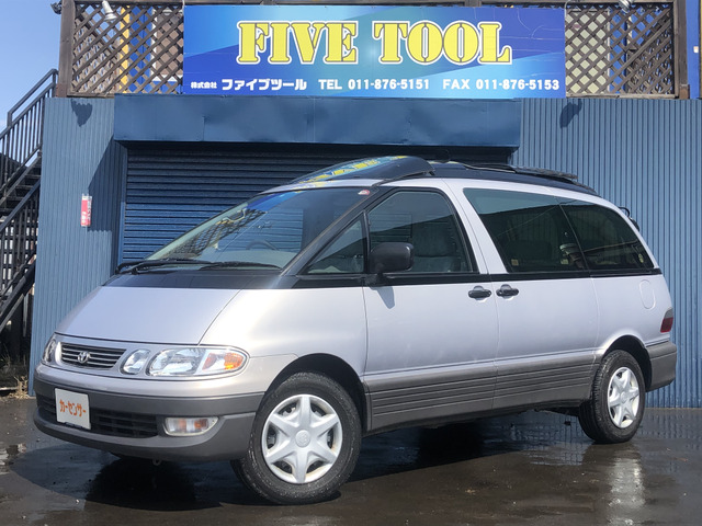 中古車 トヨタ エスティマ エミーナ 2 4 Xラグジュアリー ジョイフルキャノピー 4wd ワンオーナー 車検整備付 の中古車詳細 92 000km シルバー 北海道 27万円 中古車情報 中古車検索なら 車選びドットコム 車選び Com