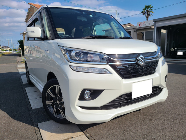 中古車 スズキ ソリオバンディット 1 2 ハイブリッド Hybrid Mv スズキセーフティサポート シートヒーター の中古車詳細 登録済未使用車 8km走行 パールホワイト 静岡県 175万円 中古車情報 中古車検索なら 車選びドットコム 車選び Com