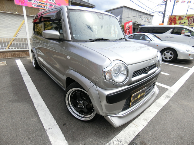 中古車 スズキ ハスラー G ターボ 外エアロ T Styleオバフェン の中古車詳細 12 000km シルバー 岡山県 119万円 中古車情報 中古車検索なら 車選びドットコム 車選び Com