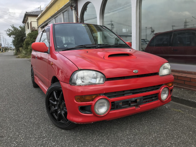 中古車 スバル ヴィヴィオ Rx R 4wd 社外マフラー ステアリング シート の中古車詳細 86 510km レッド 群馬県 73万円 中古車情報 中古車検索なら 車選びドットコム 車選び Com