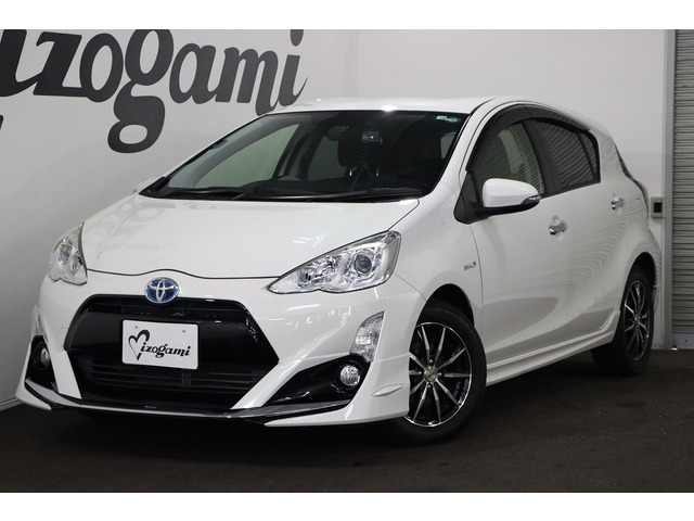 中古車 トヨタ アクア モデリスタフルエアロ 特別仕様車 の中古車詳細 38 000km パールホワイト 大阪府 105万円 中古車 情報 中古車検索なら 車選びドットコム 車選び Com
