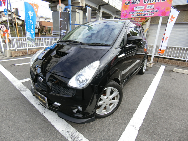 中古車 スバル R1 S 1オーナー Sチャージャー 外フルエアロ の中古車詳細 73 000km ブラック 岡山県 95万円 中古車情報 中古車検索なら 車選びドットコム 車選び Com