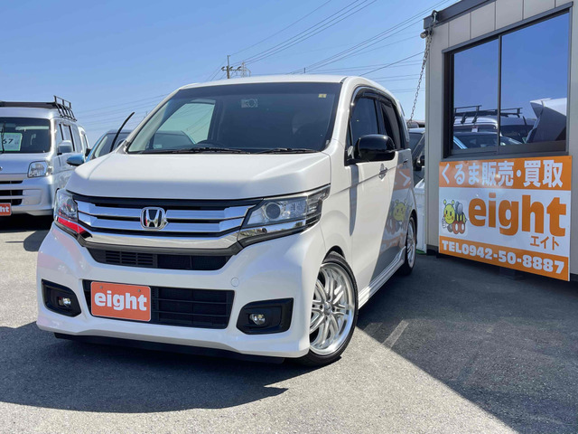 中古車 ホンダ N Wgnカスタム G ターボ Ss クールパッケージ 車高調 16aw マフラー ナビ Dtv の中古車詳細 101 0km パールホワイト 福岡県 79万円 中古車情報 中古車検索なら 車選びドットコム 車選び Com