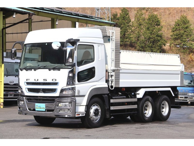 中古車 三菱ふそう スーパーグレート ハイルーフ 10tダンプ の中古車詳細 226 000km ホワイト 岡山県 価格応談 中古車情報 中古車検索なら 車選びドットコム 車選び Com