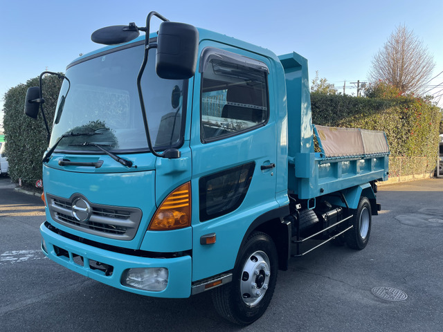 中古車 日野 レンジャー 4tダンプ Lゲート の中古車詳細 196 658km ブルー 群馬県 225万円 中古車情報 中古車検索なら 車選びドットコム 車選び Com