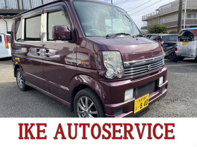 中古車 スズキ エブリイワゴン Pzターボスペシャル の中古車詳細 115 500km パープル 東京都 18万円 中古車情報 中古車 検索なら 車選びドットコム 車選び Com