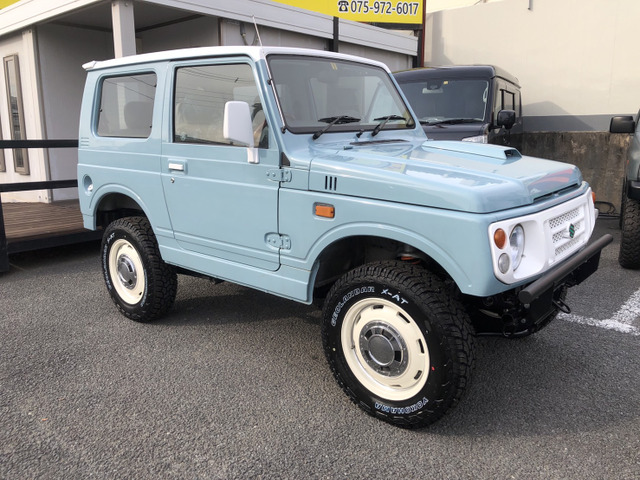 中古車 スズキ ジムニー ランドベンチャー 4wd の中古車詳細 157 300km ブルー 京都府 110万円 中古車情報 中古車検索なら 車選びドットコム 車選び Com