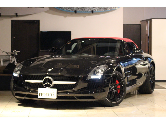 SLSクラスロードスター SLS AMG ディーラ-車 赤幌