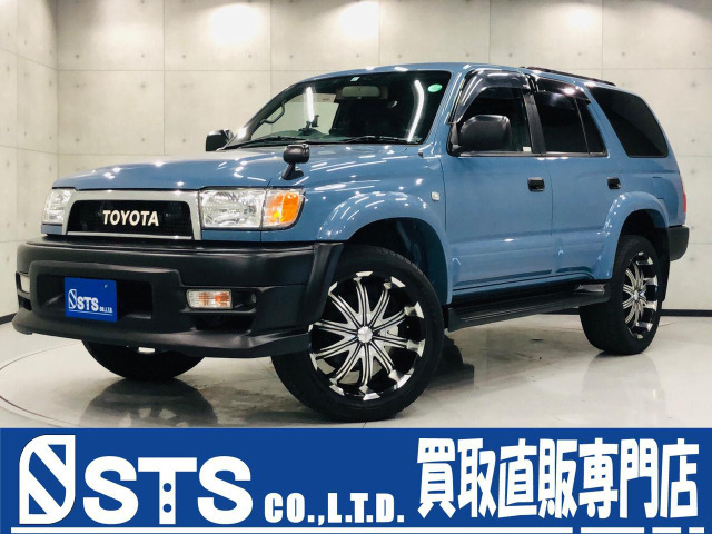 中古車 トヨタ ハイラックスサーフ 2 7 Ssr X リミテッド 4wd 全塗装済 Toyotaエンブレム 外aw の中古車詳細 163 600km スモーキーブルー 埼玉県 119 8万円 中古車情報 中古車検索なら 車選びドットコム 車選び Com