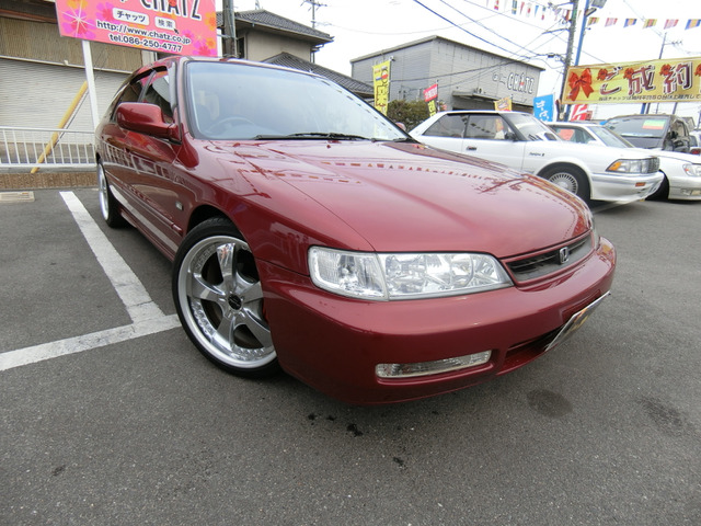 中古車 ホンダ アコードワゴン 2 2 Vix サンルーフ エアロ ワーク18aw の中古車詳細 60 000km ワインレッド 岡山県 75万円 中古車情報 中古車検索なら 車選びドットコム 車選び Com