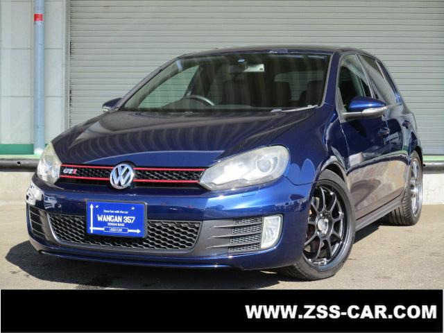 中古車 フォルクスワーゲン ゴルフ Gti マフラー 革シート ローダウン ナビ の中古車詳細 101 577km シャドーブルーメタリック 宮城県 78万円 中古車情報 中古車検索なら 車選びドットコム 車選び Com