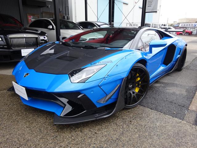 中古車 ランボルギーニ アヴェンタドール LP700-4 LB-WORKS エディションリミテッド スペシャルカラー の中古車詳細  (29,000km, ブルーM, 愛知県, 3,900万円) | 中古車情報・中古車検索なら【車選びドットコム（車選び.com）】