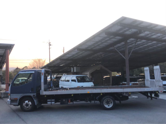 21年最新海外 中古車 三菱ふそう キャンター 積載車 ターボ リモコン付き Www Ampselectric Com